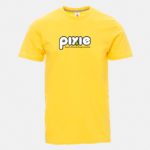 t-shirt payper sunset giallo graphid promotion