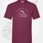 t-shirt uomo fruit 61036 burgundy