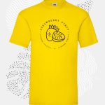 t-shirt uomo fruit 61036 giallo