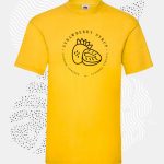 t-shirt uomo fruit 61036 giallo girasole