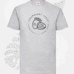t-shirt uomo fruit 61036 grigio melange
