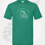 t-shirt uomo fruit 61036 verde vintage heather